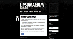 Desktop Screenshot of lipsumarium.com